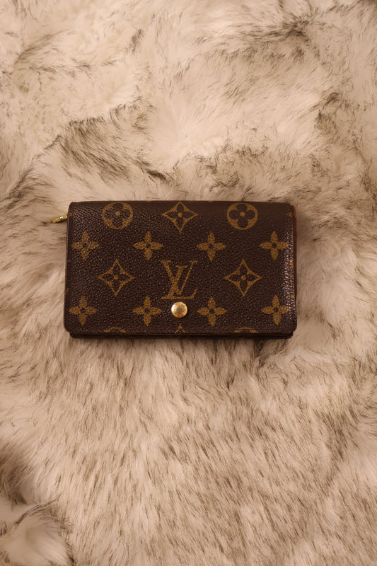 Louis Vuitton Monogram Porte Monnaie Tresor Wallet
