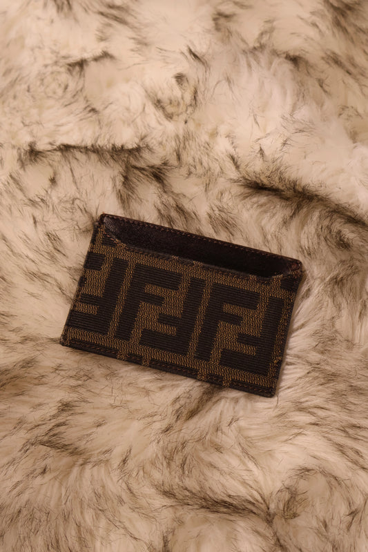 Fendi Brown Card Wallet
