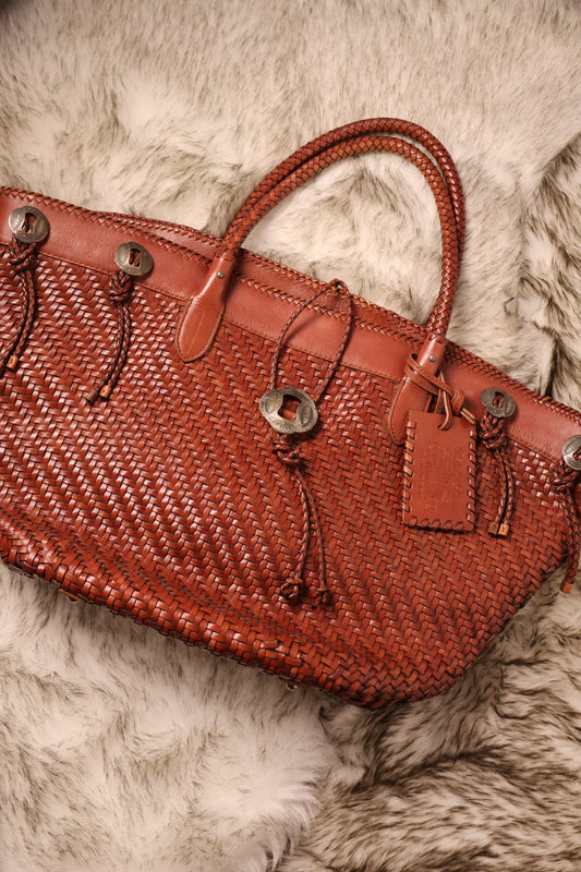 Ralph Lauren Leather Tote Bag