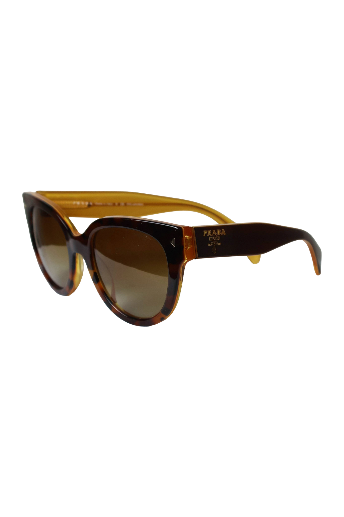 Prada SPR 17O Sunglasses – Havana Brown Gradient