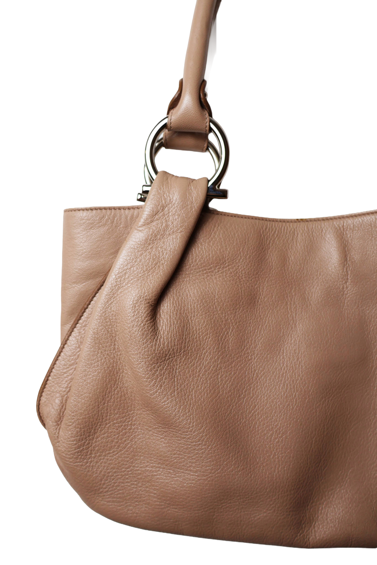 Salvatore Ferragamo Camel Shoulder Bag