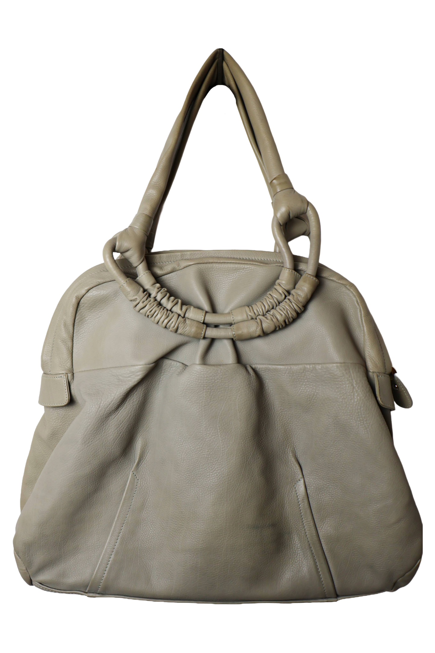 Salvatore Ferragamo Grey Tote Bag