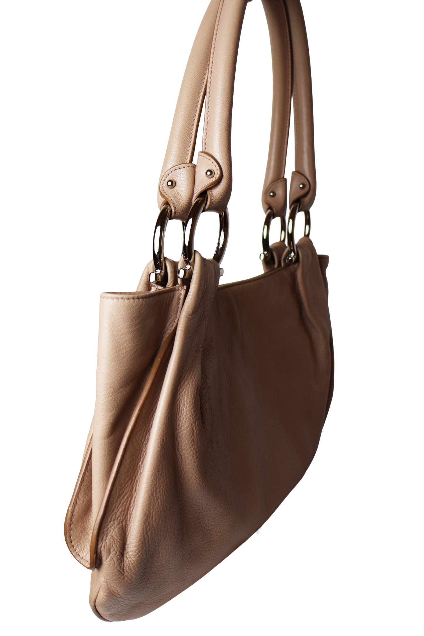 Salvatore Ferragamo Camel Shoulder Bag