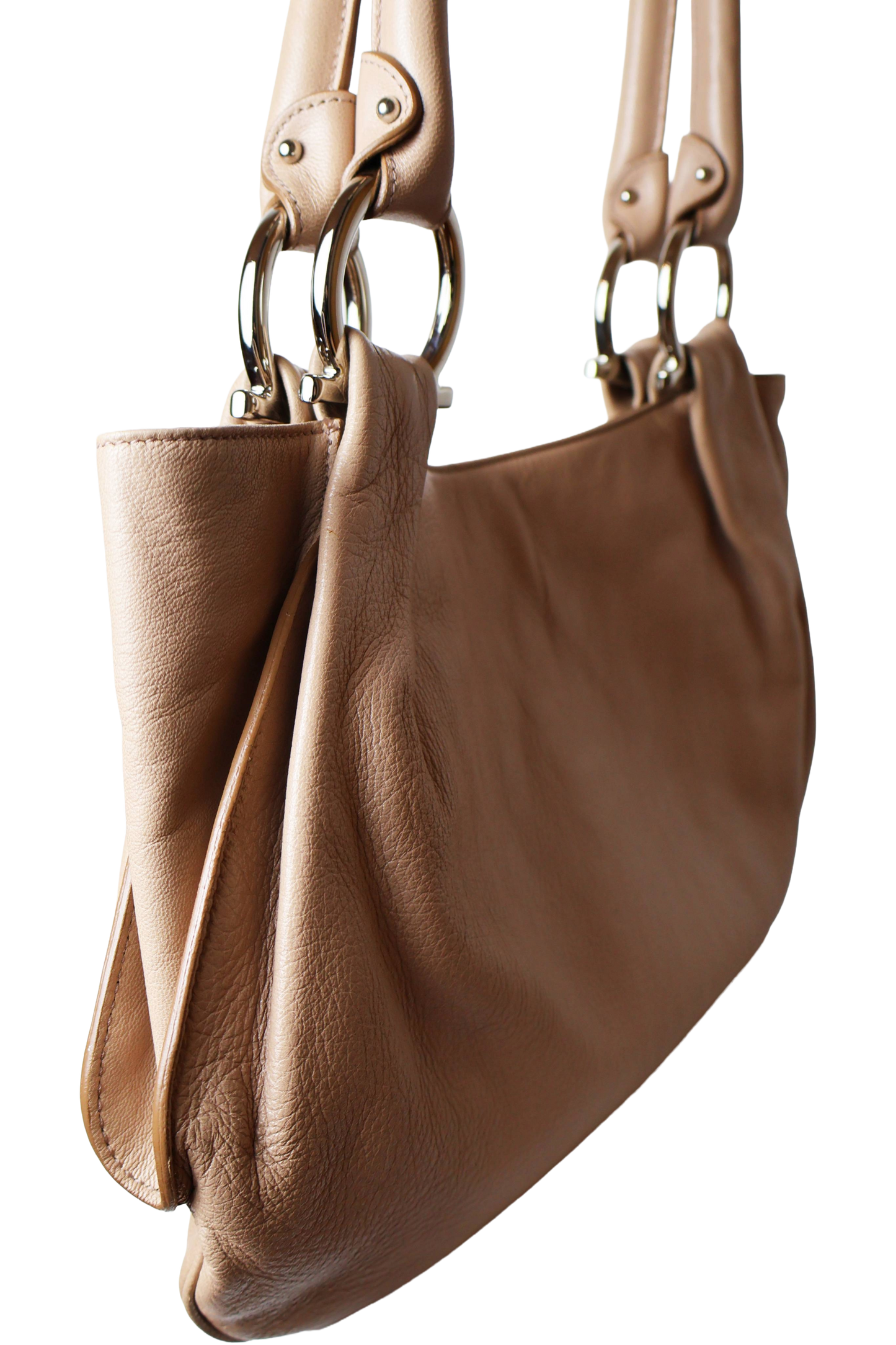 Salvatore Ferragamo Camel Shoulder Bag
