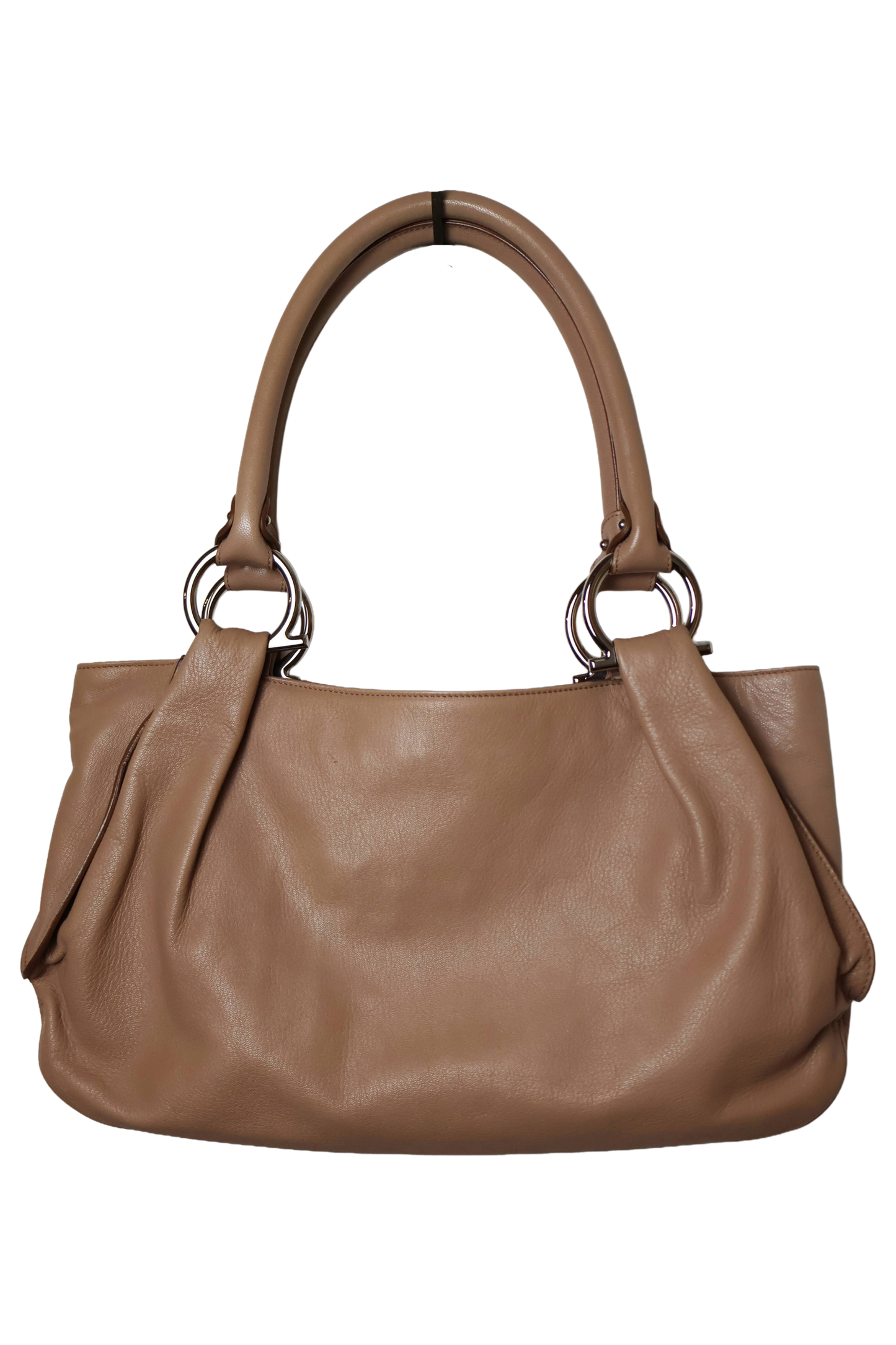 Salvatore Ferragamo Camel Shoulder Bag