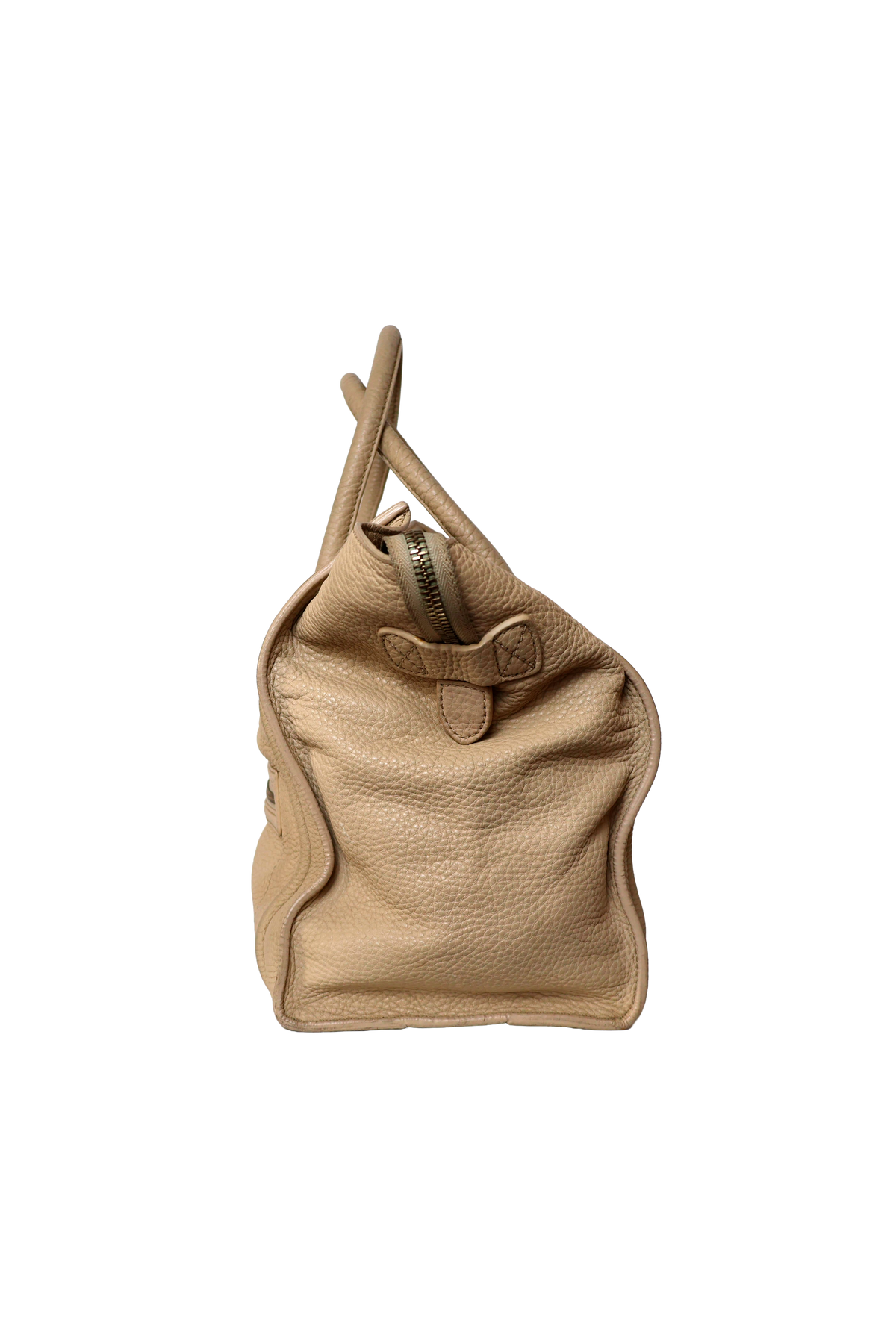 Celine Mini Drummed Calfskin Luggage Tote