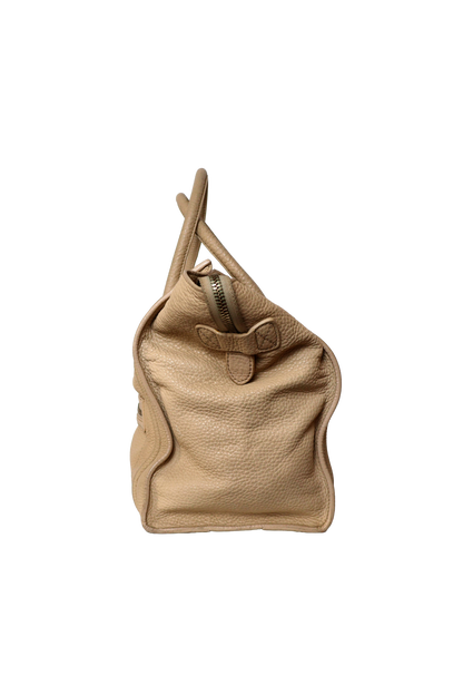 Celine Mini Drummed Calfskin Luggage Tote