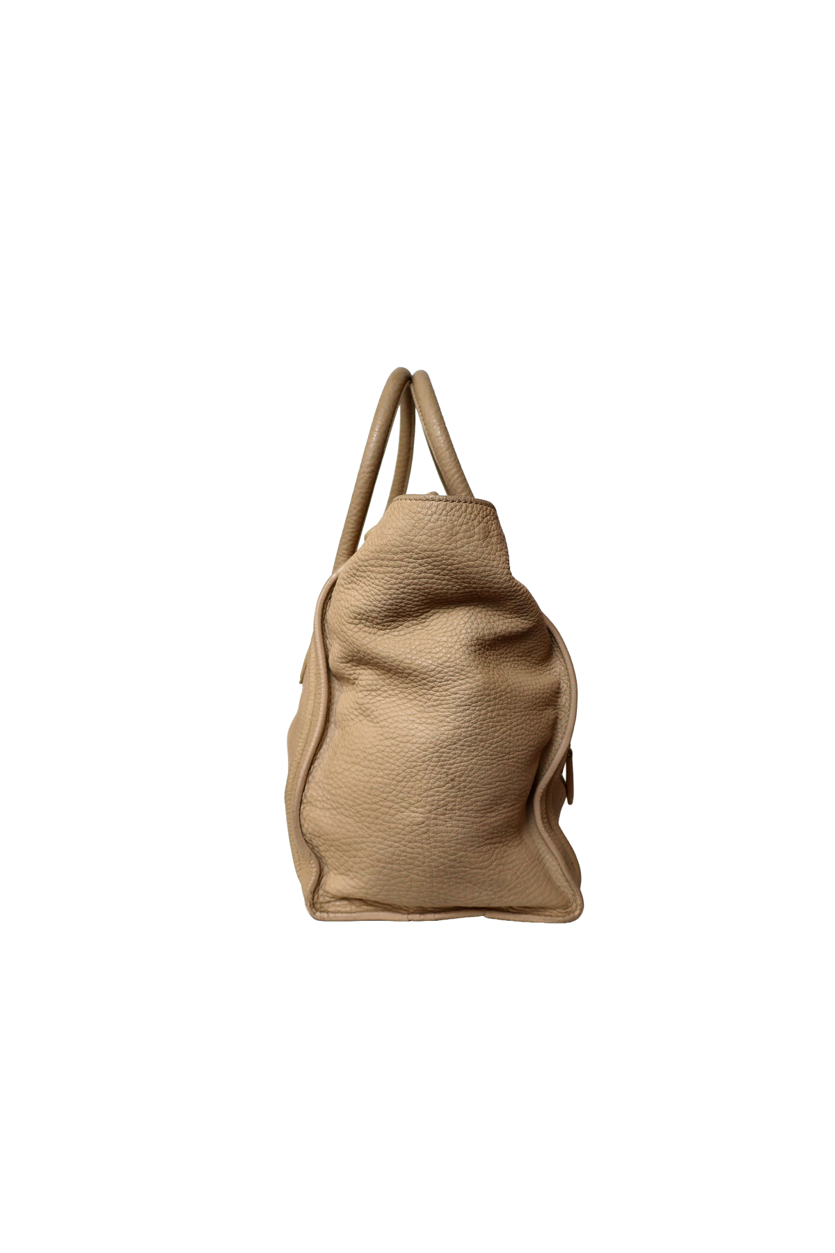 Celine Mini Drummed Calfskin Luggage Tote