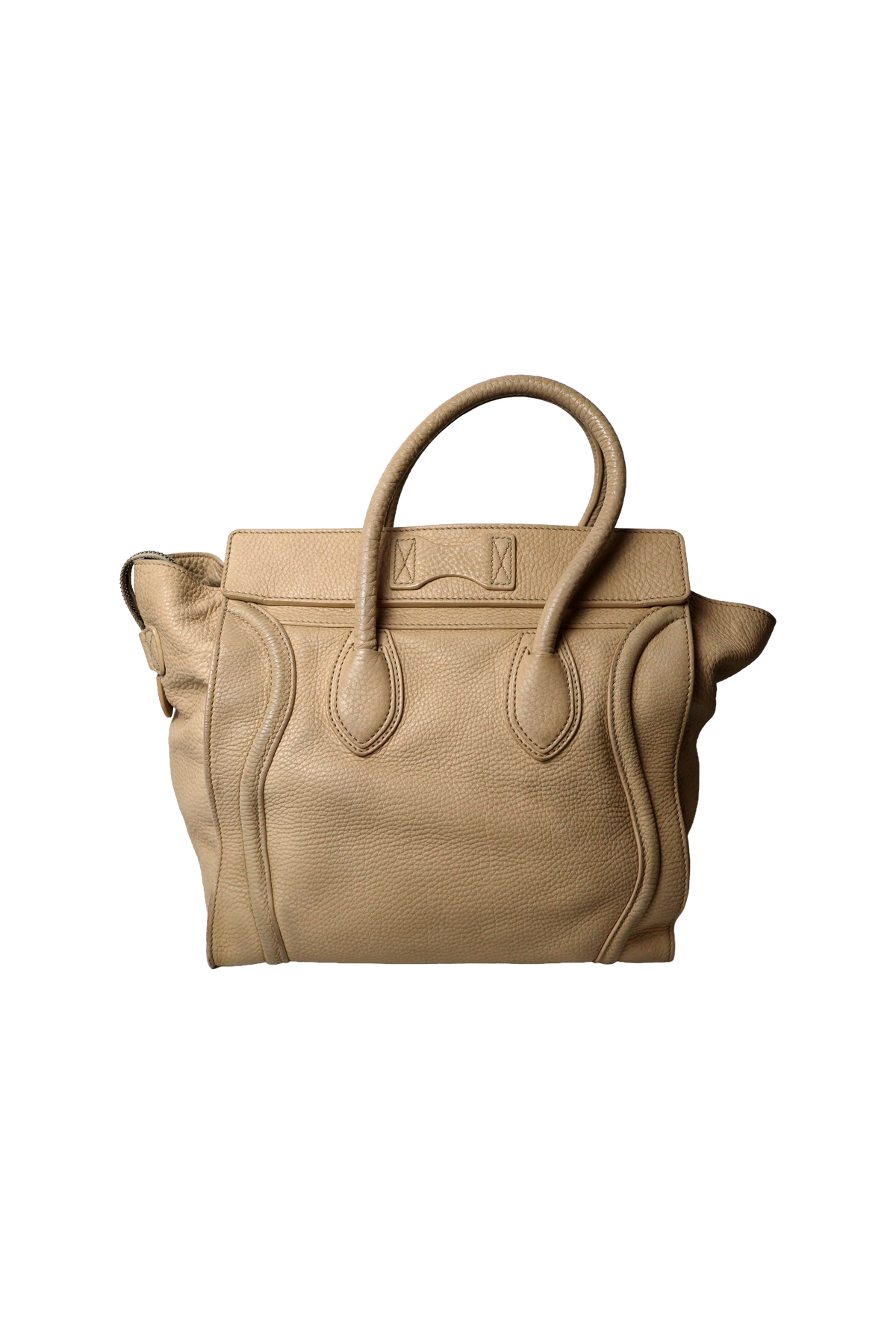 Celine Mini Drummed Calfskin Luggage Tote