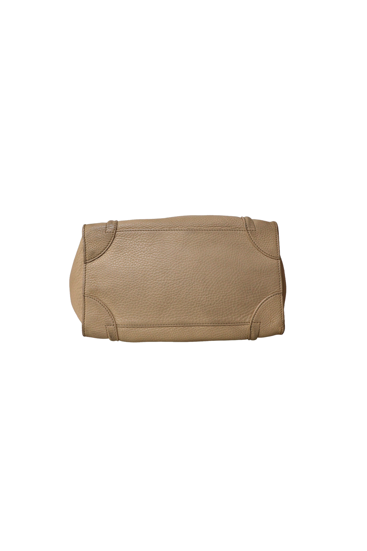 Celine Mini Drummed Calfskin Luggage Tote