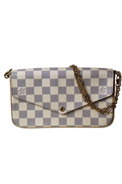 Louis Vuitton Pochette Félicie Damier Azur Canvas