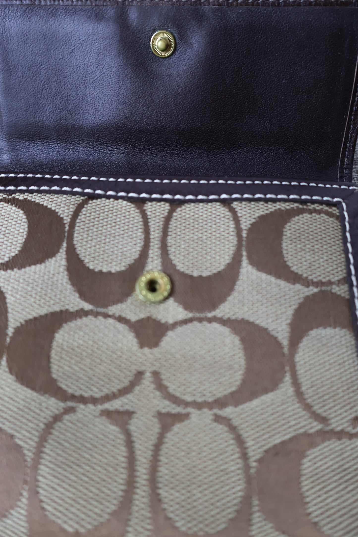 Coach Signature Canvas Wallet
