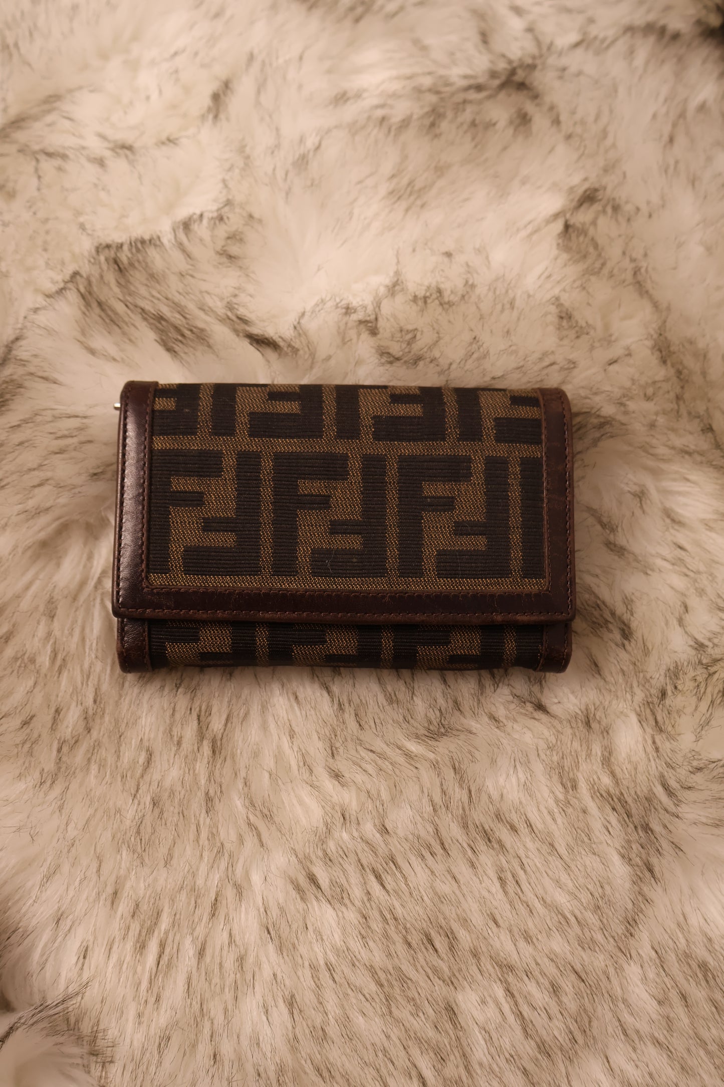 Fendi Zucca Canvas Wallet