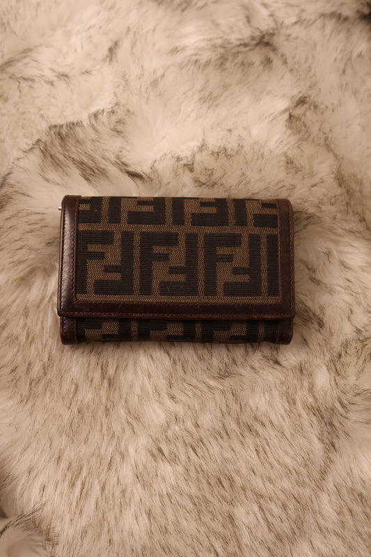 Fendi Zucca Canvas Wallet