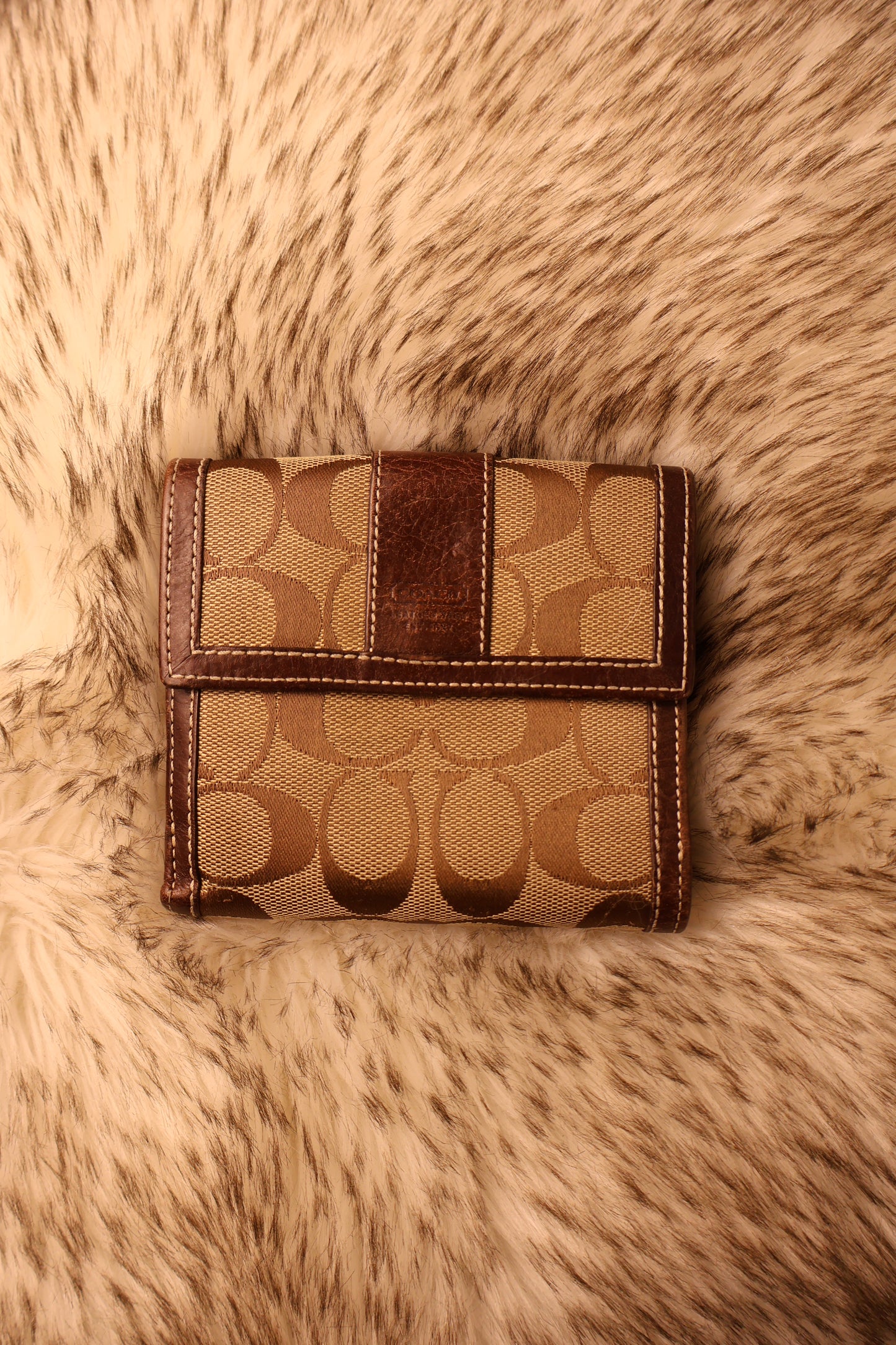 Coach Signature Canvas Wallet