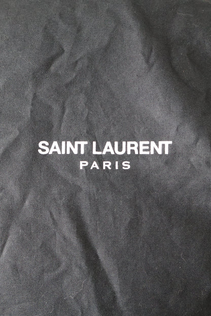 Saint Laurent Small Palm Tree Print Canvas Emmanuelle Bucket Bag