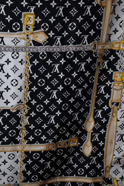 Louis Vuitton Monogram Confidential Square 90 Silk Scarf