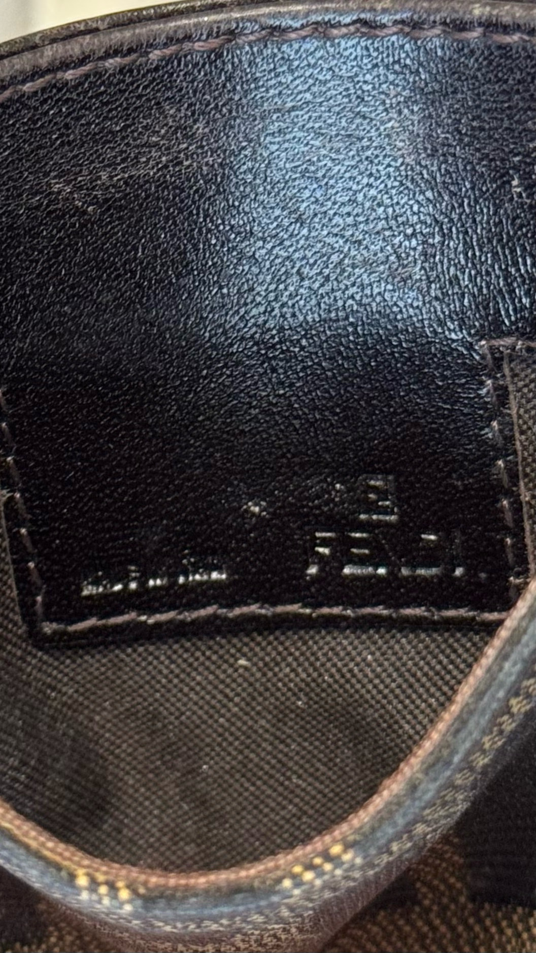 Fendi Brown Card Wallet