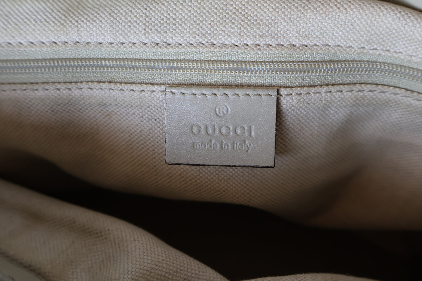 Gucci Diamante Canvas Sukey Satchel