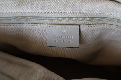 Gucci Diamante Canvas Sukey Satchel