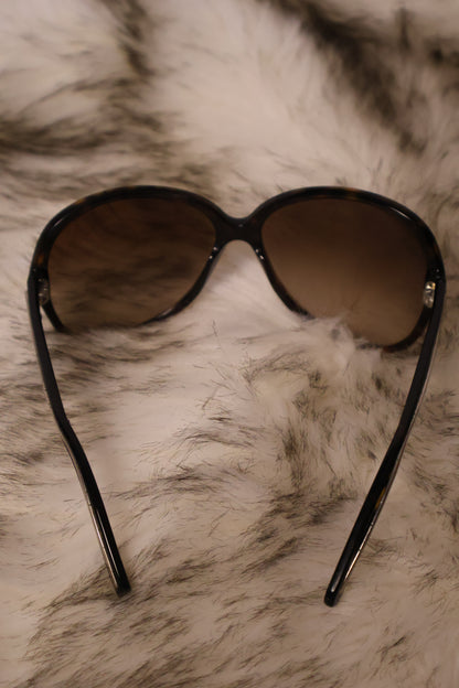 Prada Tortoise Frame Oversized Sunglasses
