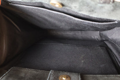 Saint Laurent Suede Stitch Tote