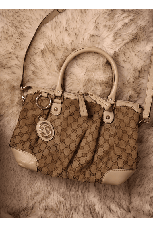 Gucci GG Canvas Sukey Satchel