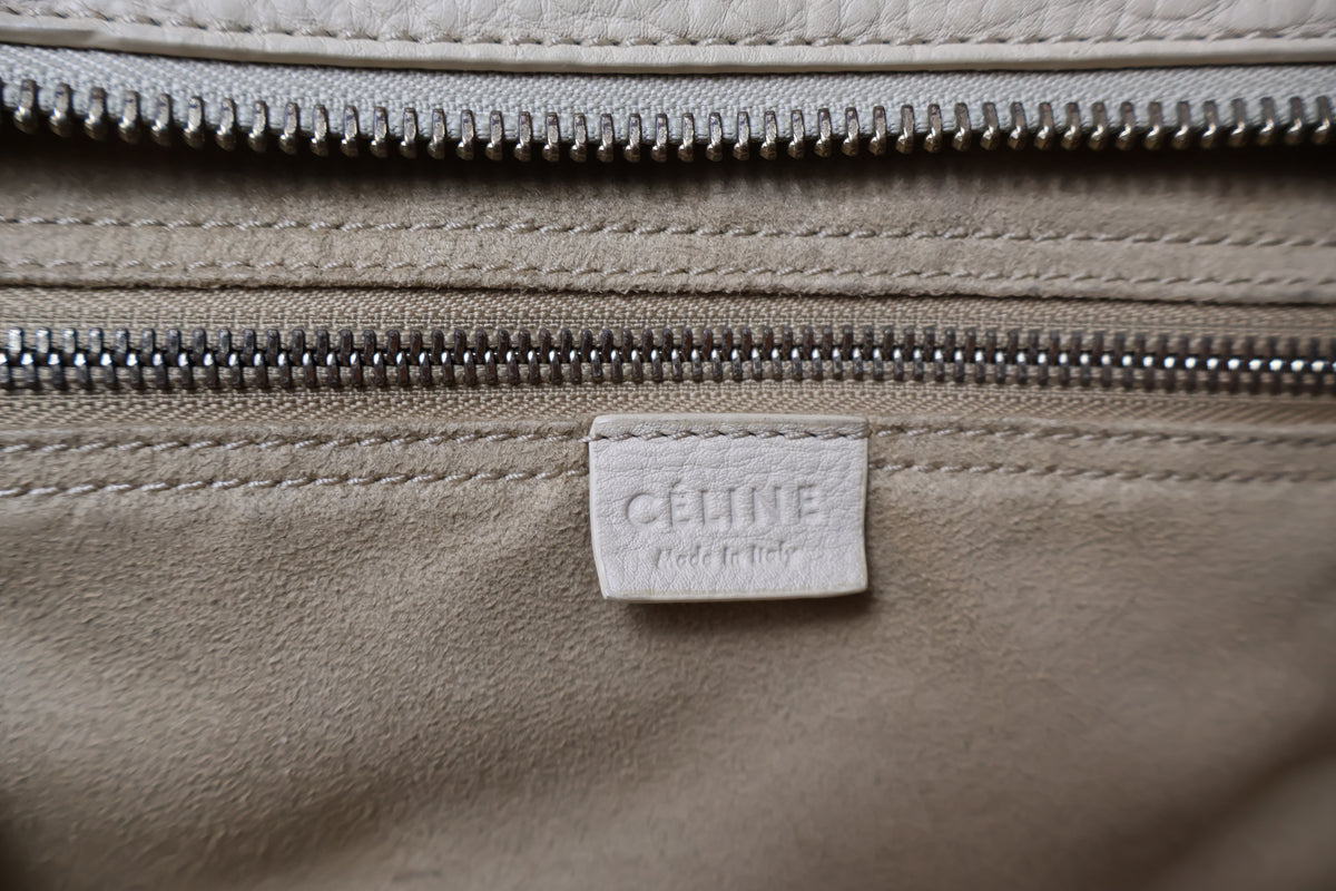 Celine Mini Drummed Calfskin Luggage Tote