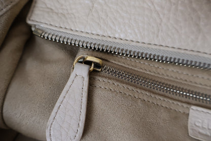 Celine Mini Drummed Calfskin Luggage Tote
