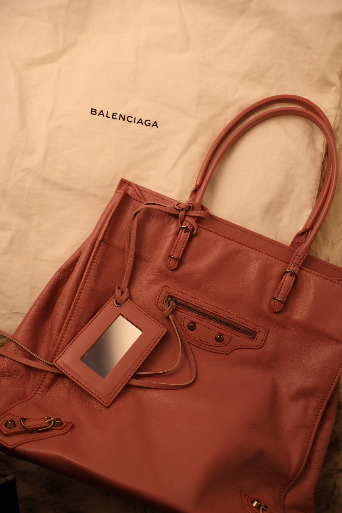 Mala Tote Balenciaga Papier A5