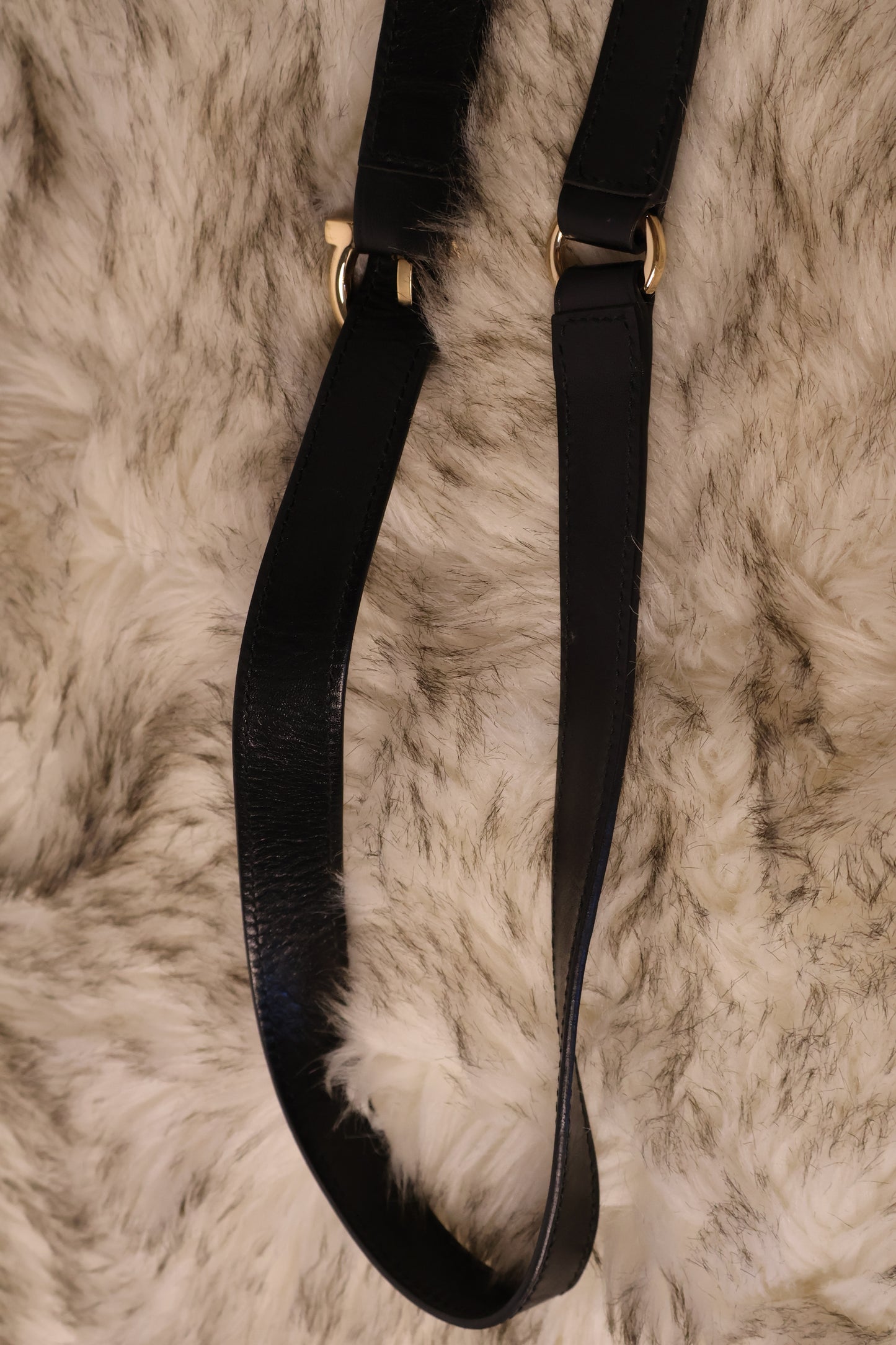 Salvatore Ferragamo Black Tote Bag