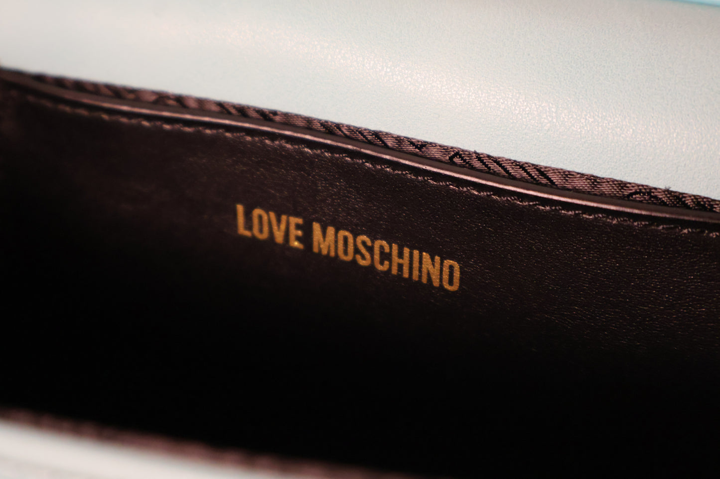 Love Moschino Blue Crossbody Bag