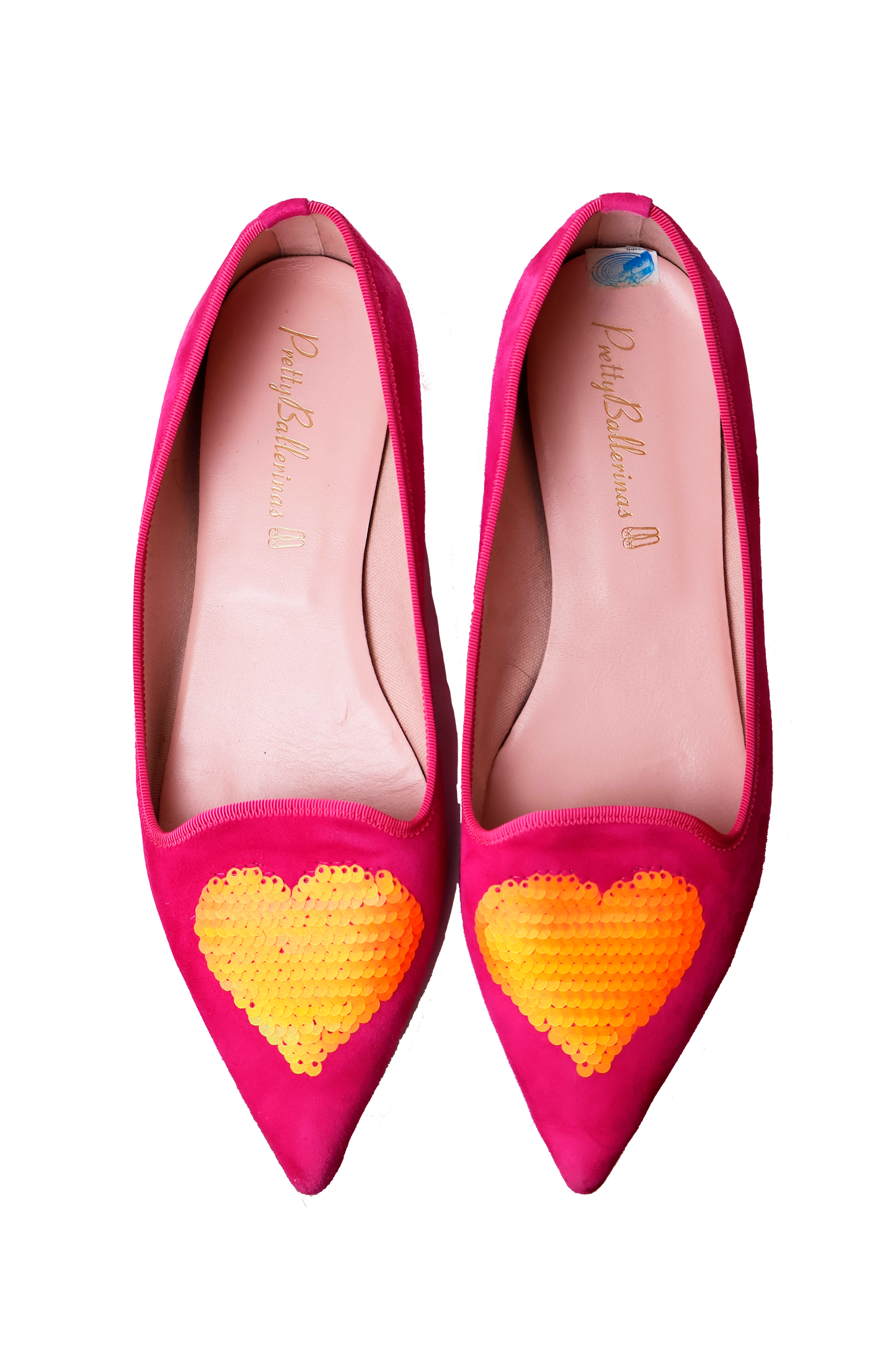 Pretty Ballerinas Pink Pointed Ballet Flats