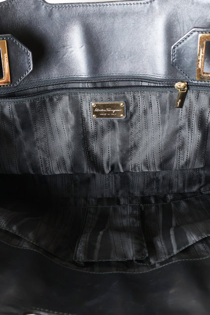 Salvatore Ferragamo Black Tote Bag