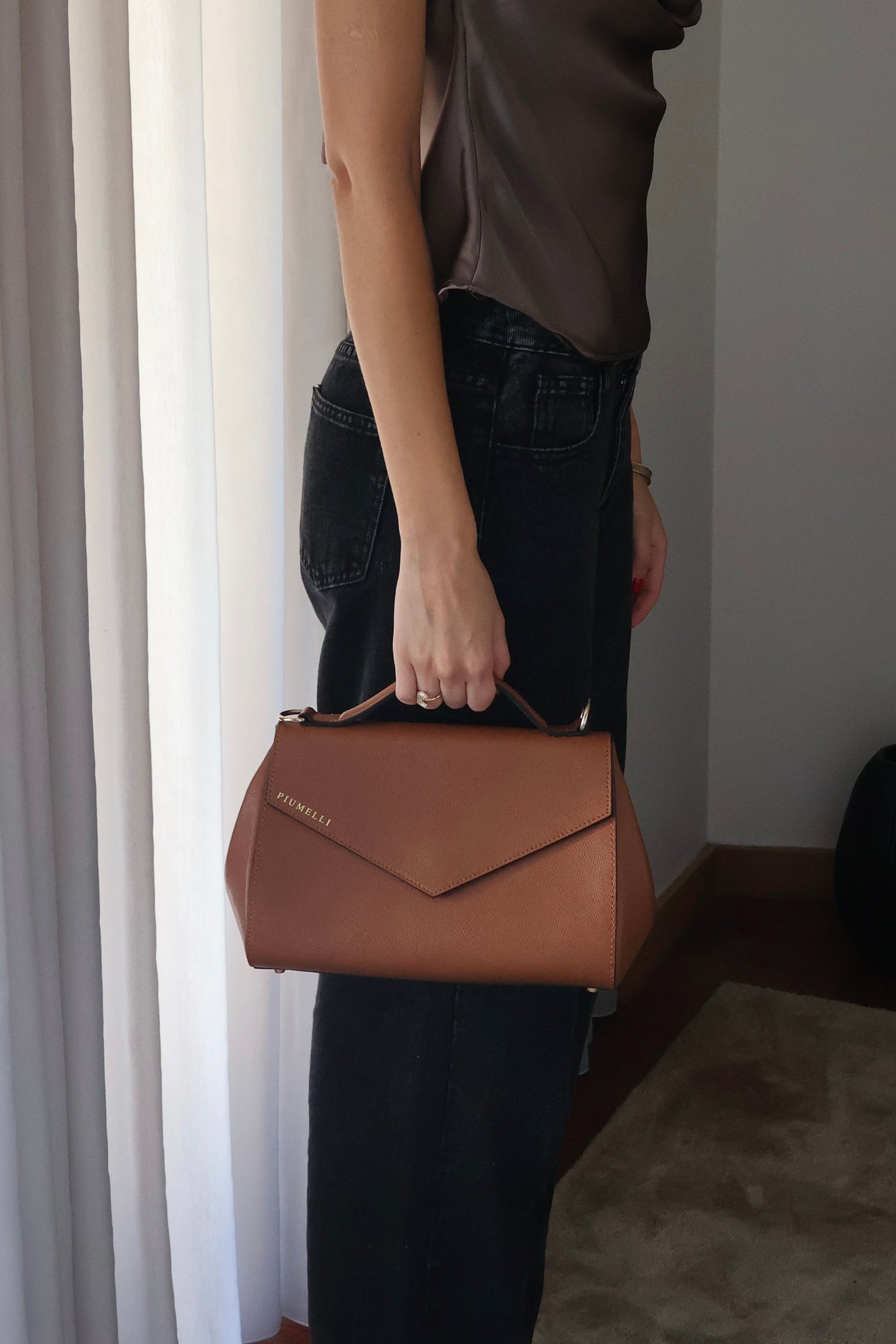 Piumelli Leather Crossbody Bag
