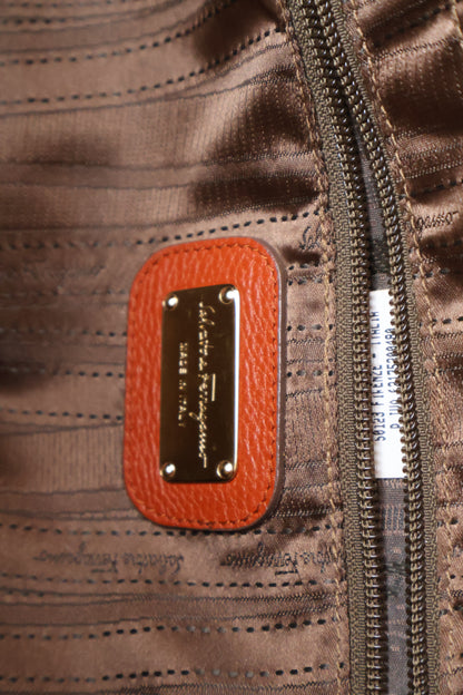 Salvatore Ferragamo Orange Tote Bag