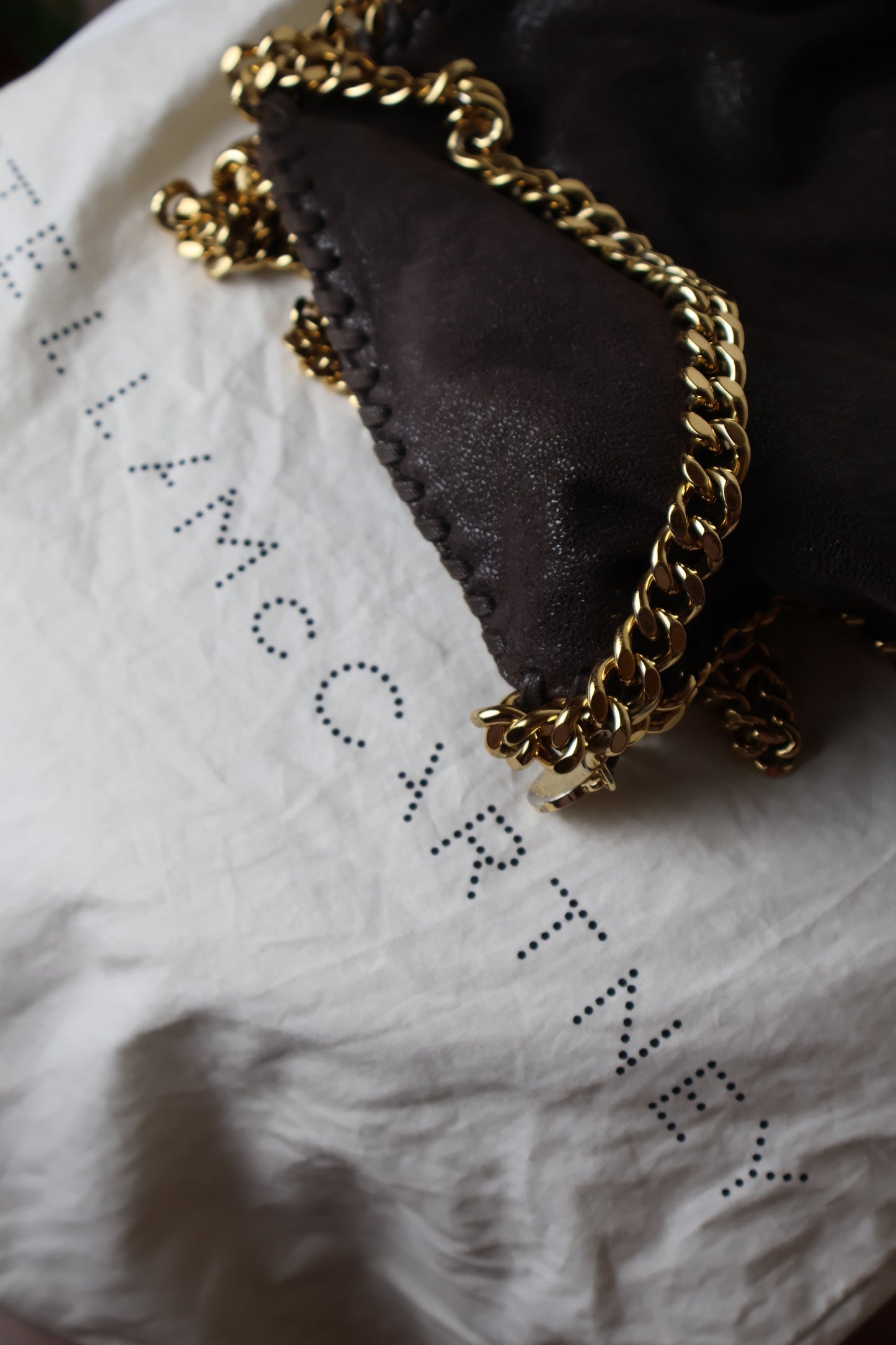 Stella McCartney Falabella Mini Tote Brown