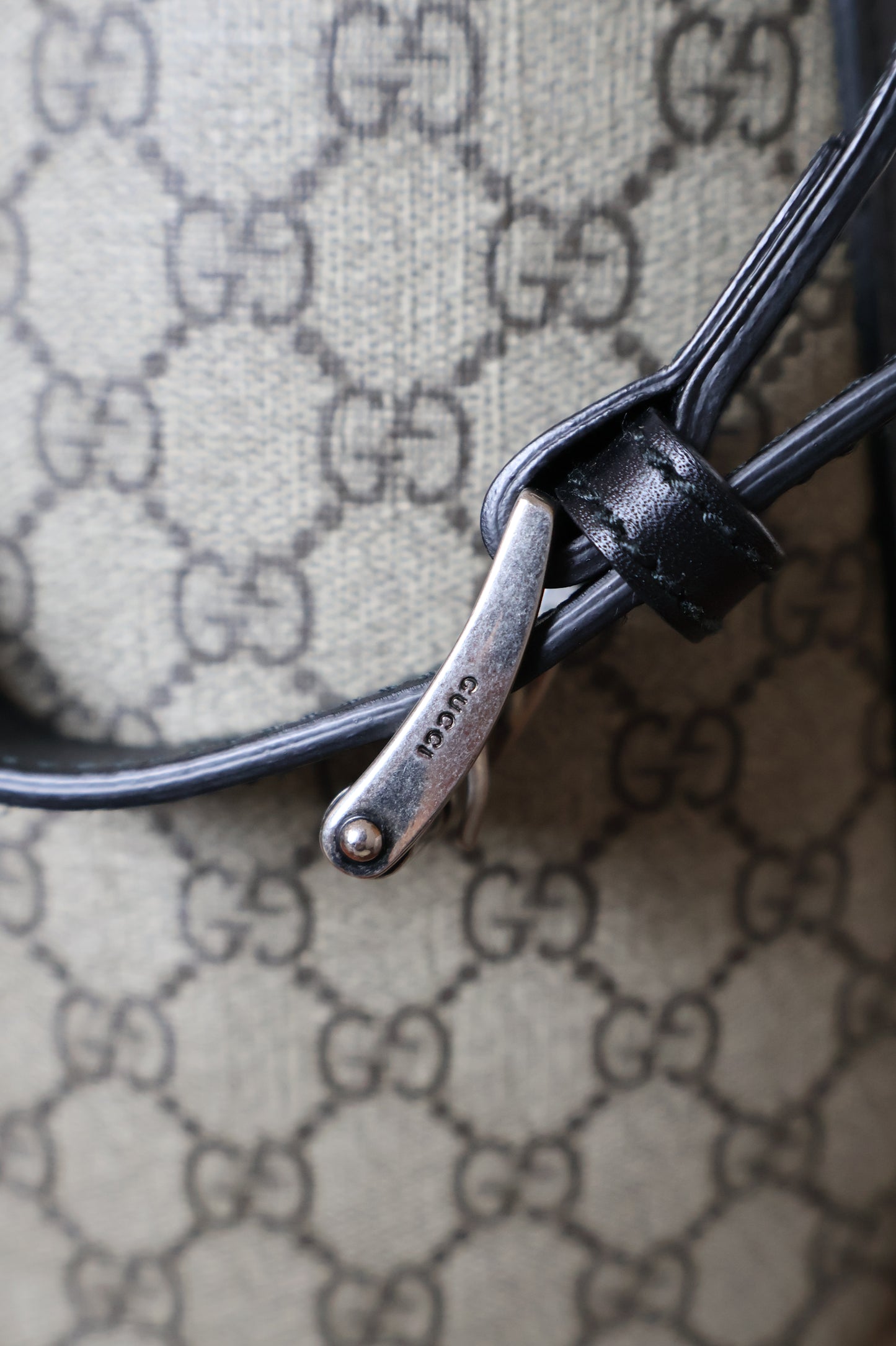 Gucci GG Supreme Web Duffle Bag