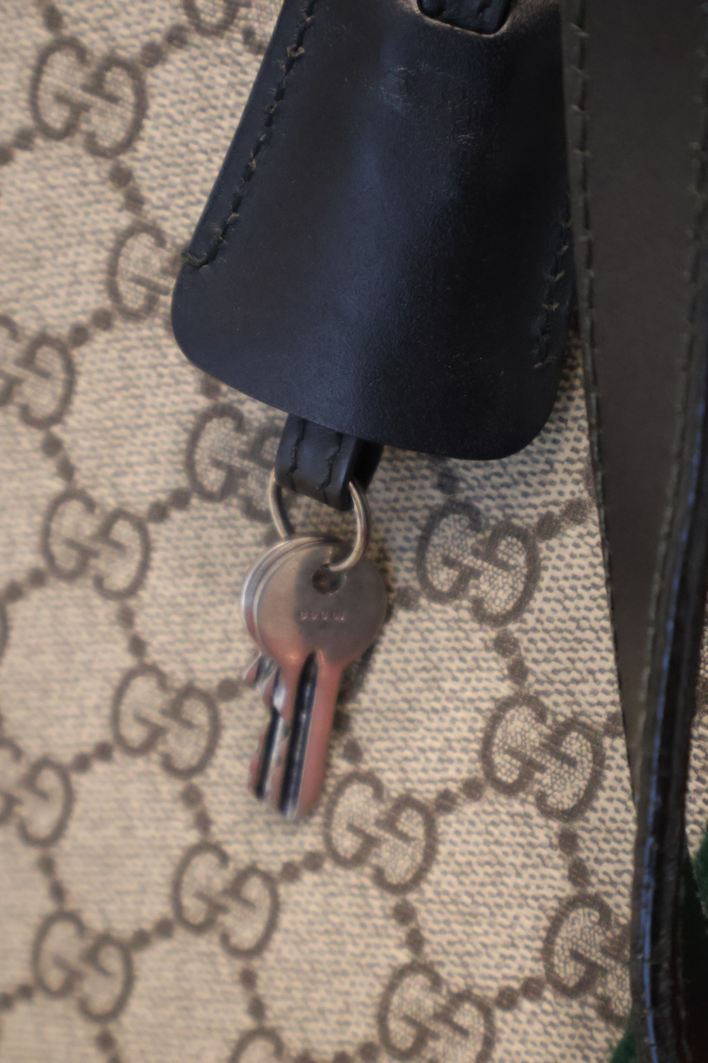 Gucci GG Supreme Web Duffle Bag