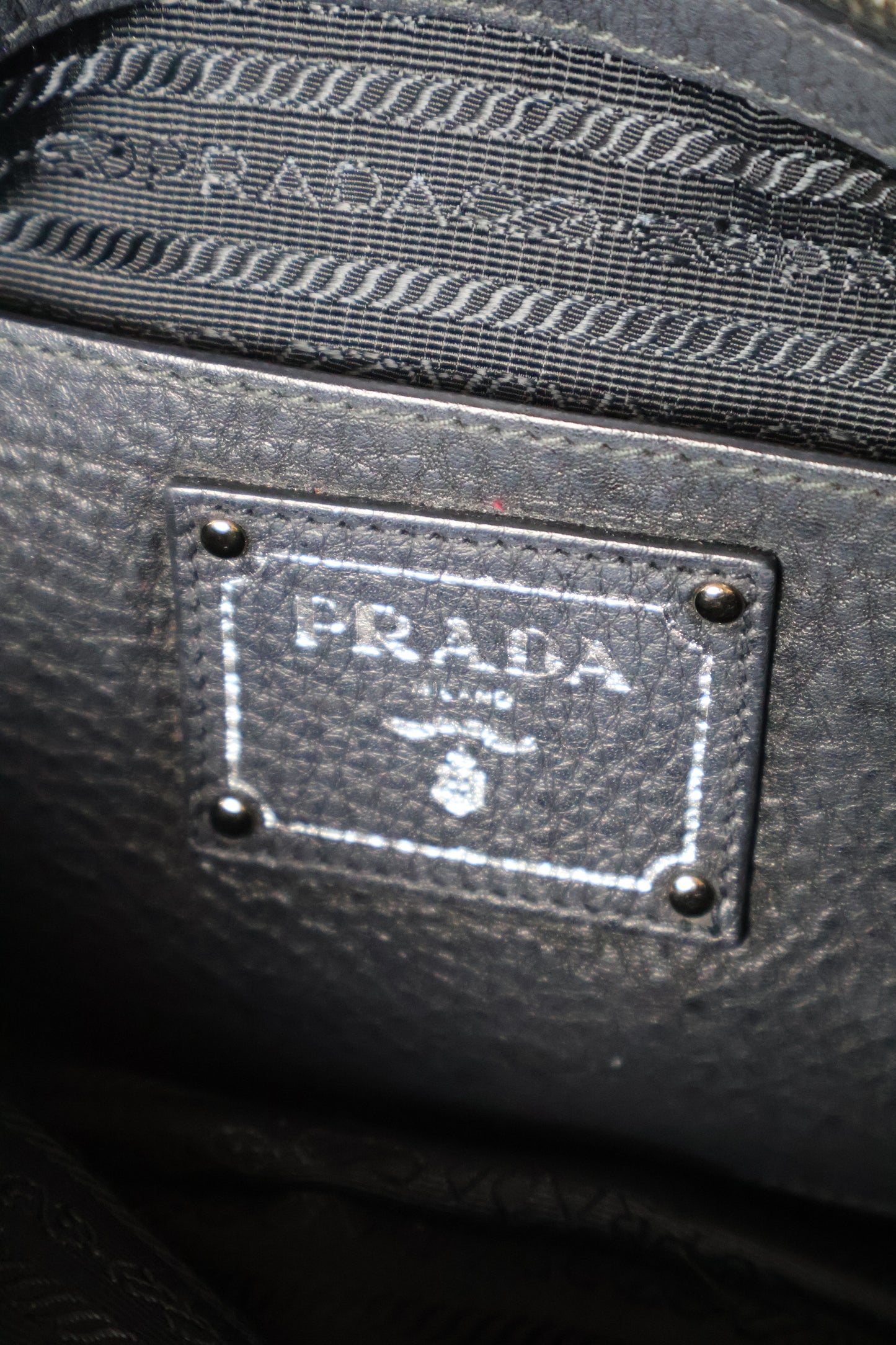 Prada Vitello Daino Leather Tote Bag