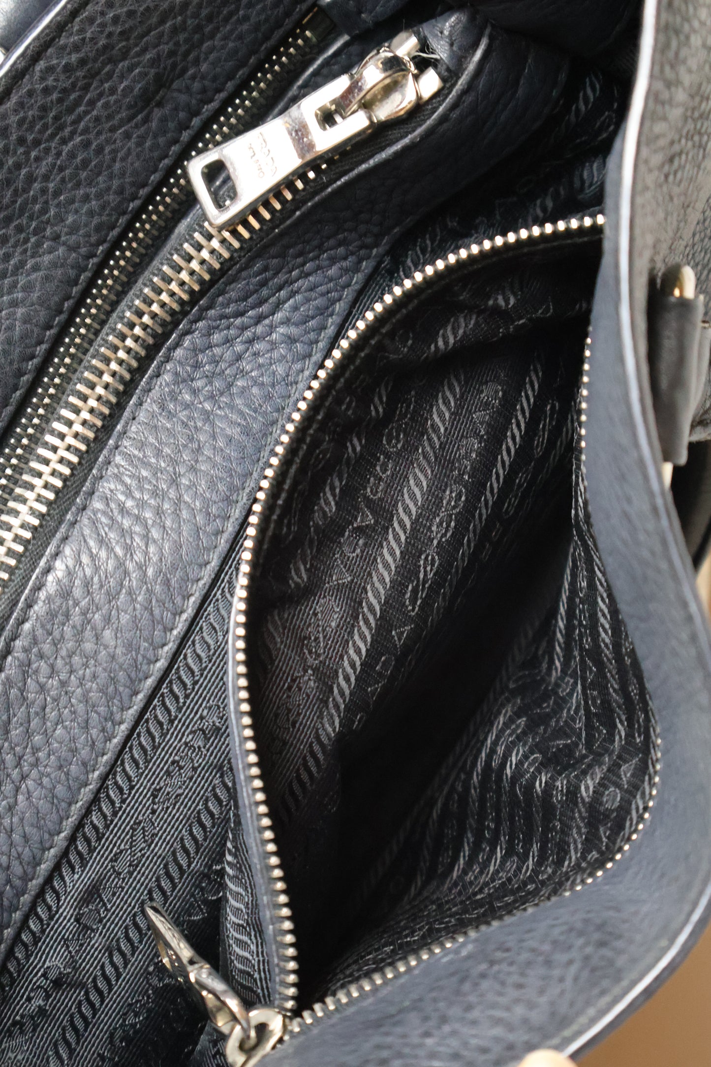 Prada Vitello Daino Leather Tote Bag