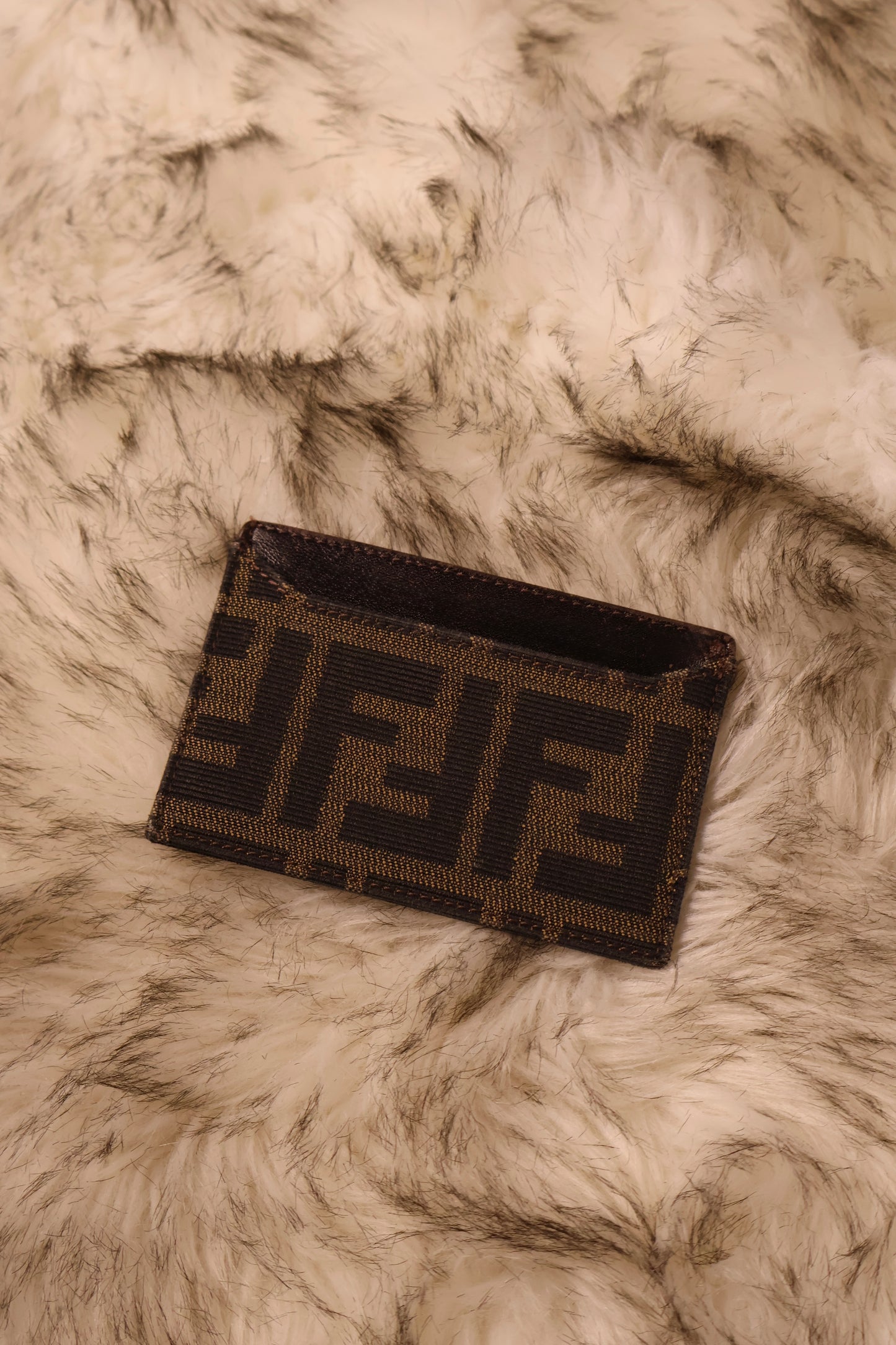 Fendi Brown Card Wallet