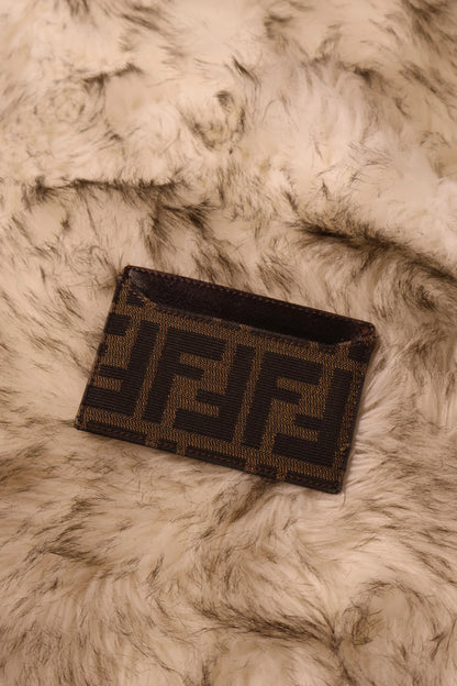 Fendi Brown Card Wallet