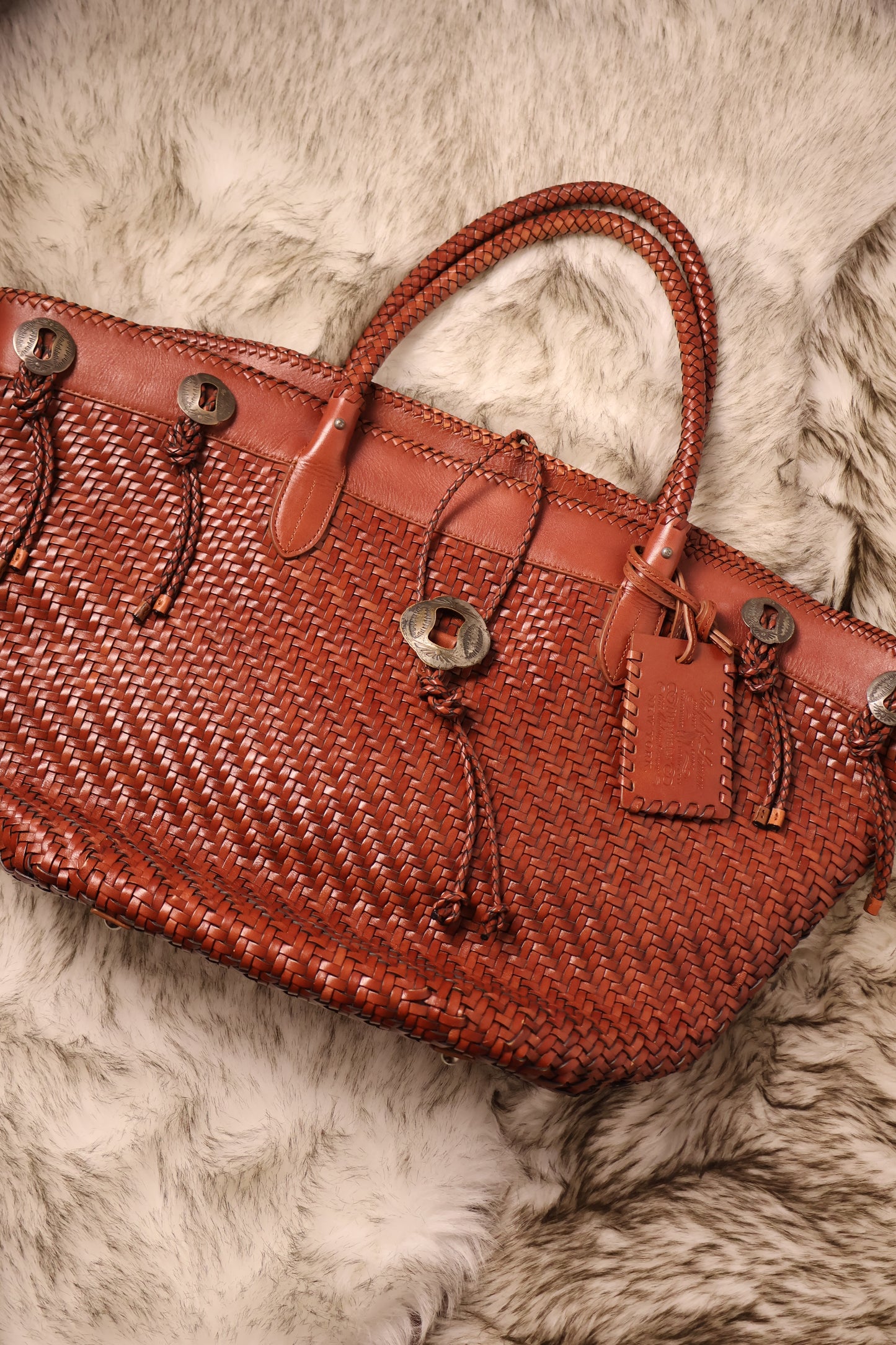 Ralph Lauren Leather Tote Bag