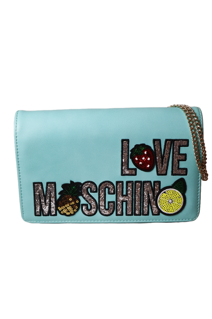 Love Moschino Blue Crossbody Bag