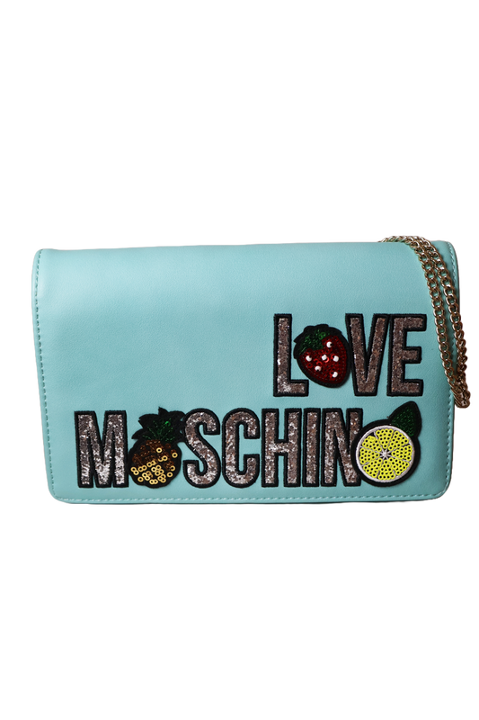 Love Moschino Blue Crossbody Bag