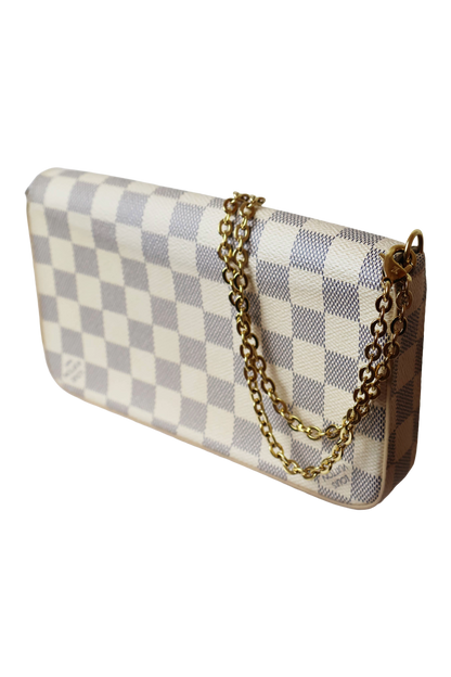 Louis Vuitton Pochette Félicie Damier Azur Canvas
