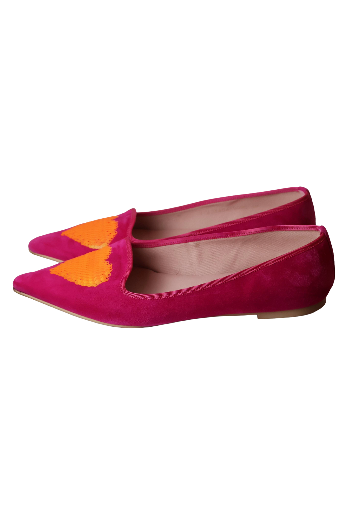 Pretty Ballerinas Pink Pointed Ballet Flats
