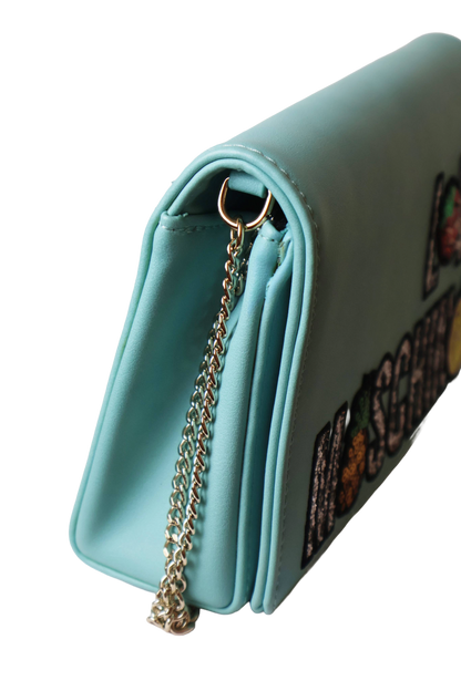 Love Moschino Blue Crossbody Bag