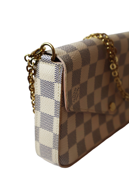 Louis Vuitton Pochette Félicie Damier Azur Canvas
